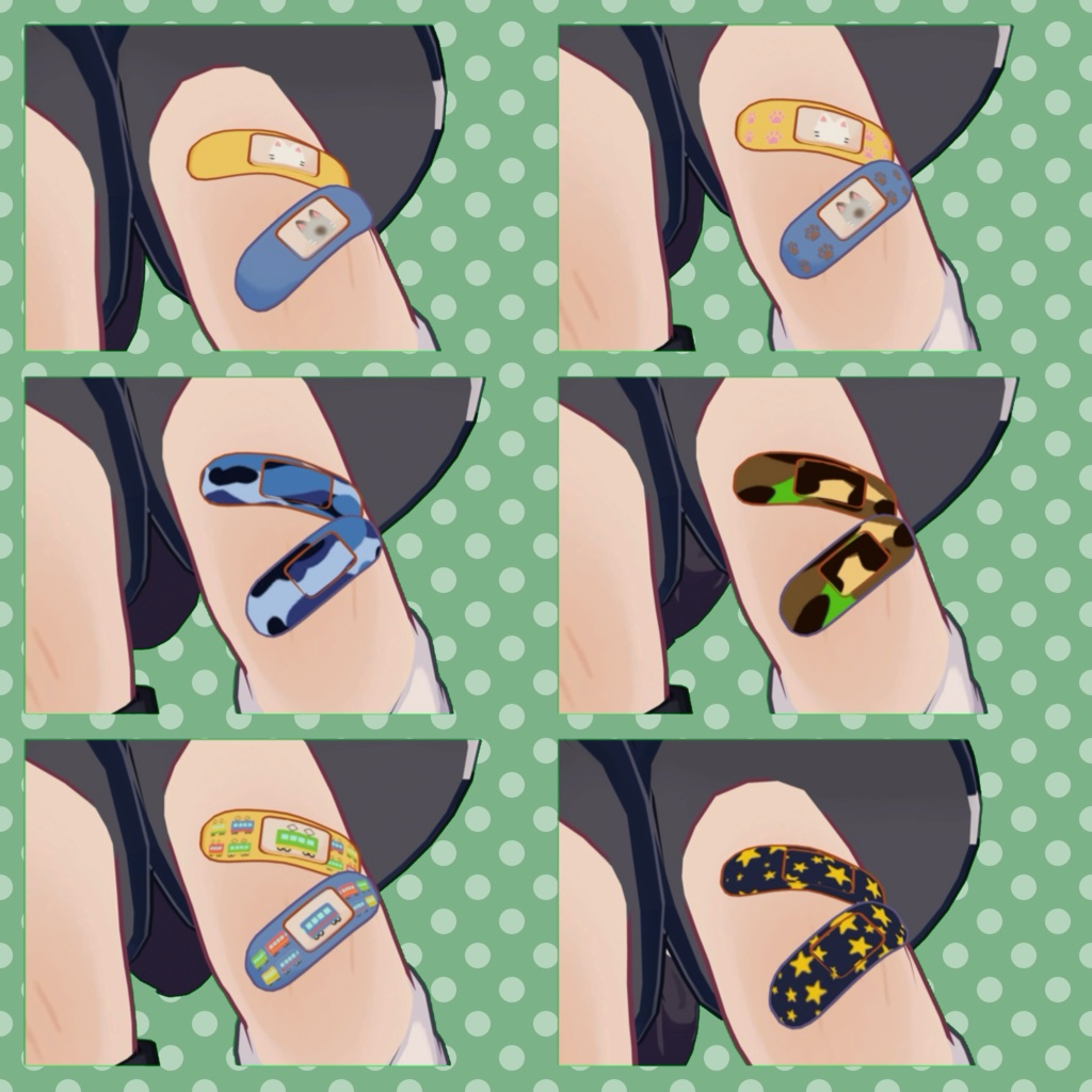 【リルレオ専用】ばんそうこう用テクスチャ