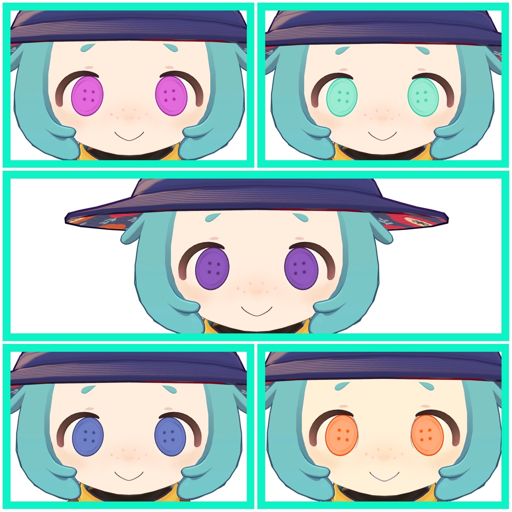 【イルネル】ボタン目テクスチャ+おまけ付