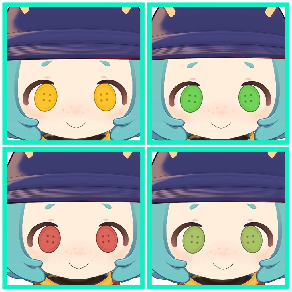 【イルネル】ボタン目テクスチャ+おまけ付