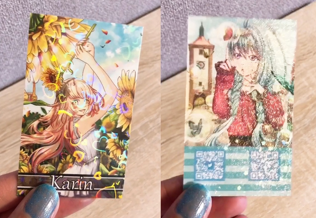 Karinオリジナルステッカーセット