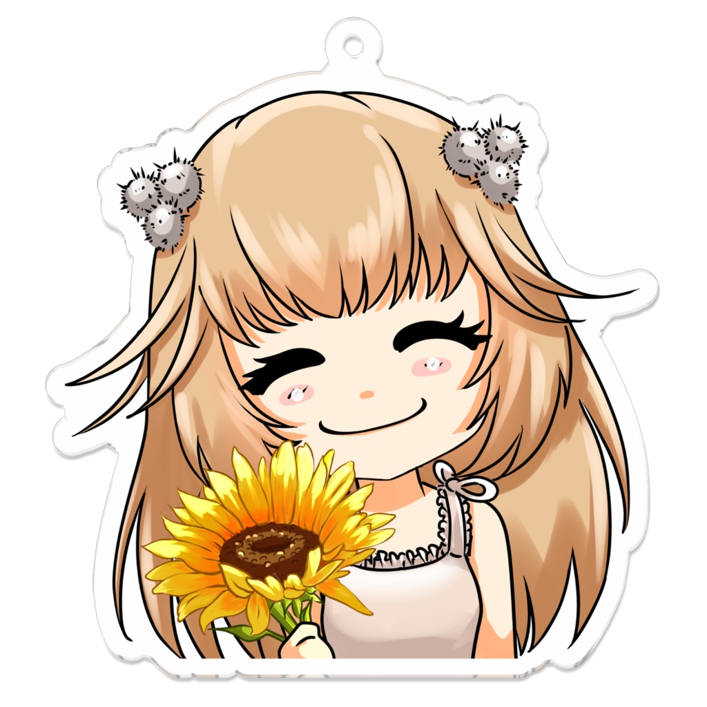 アクリルキーホルダー【Chibi #001(Sun shower)】