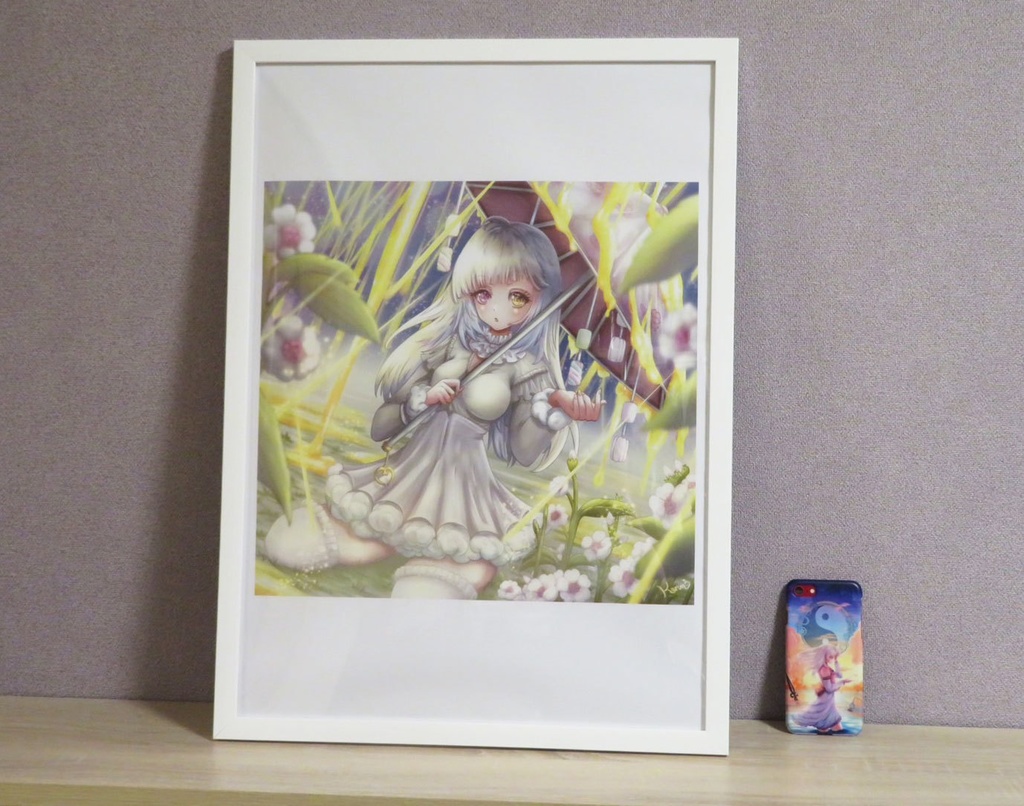 額装アート Maiden in White