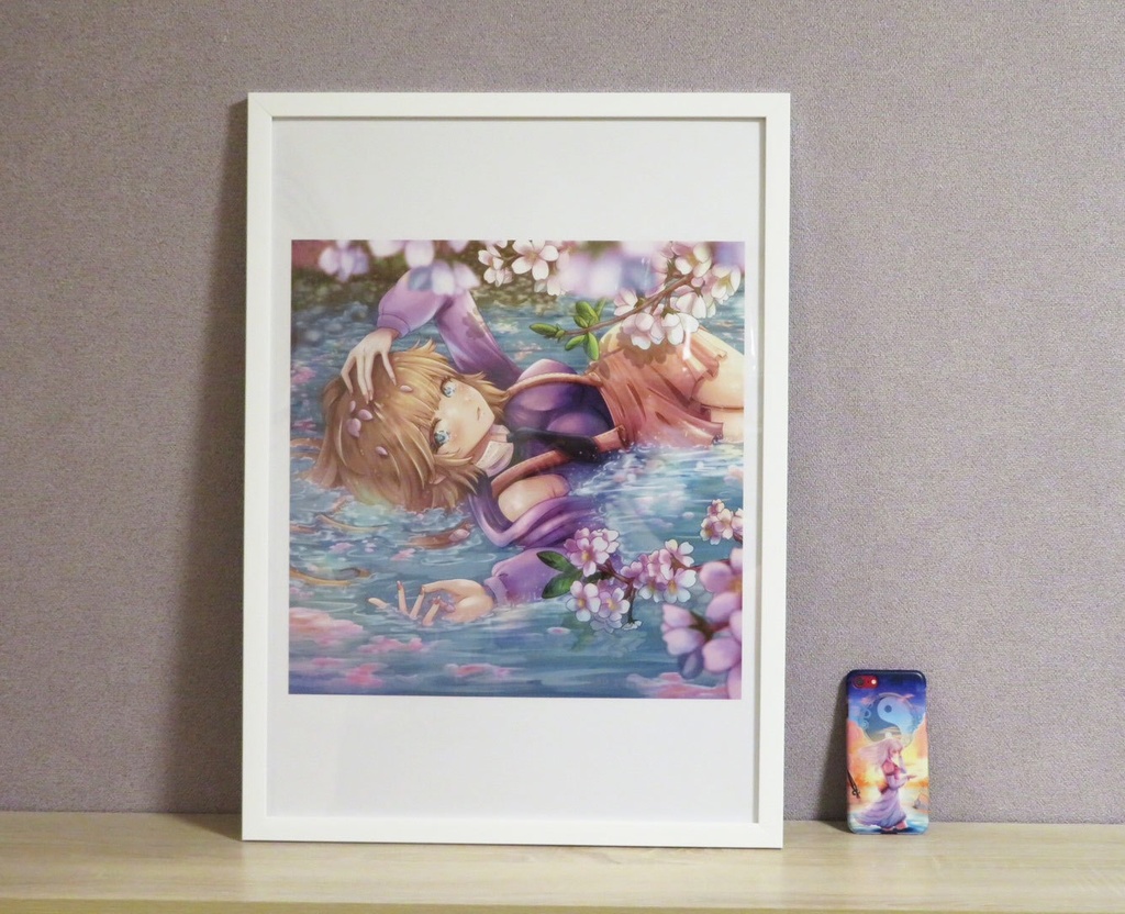 額装アート 憂い流し