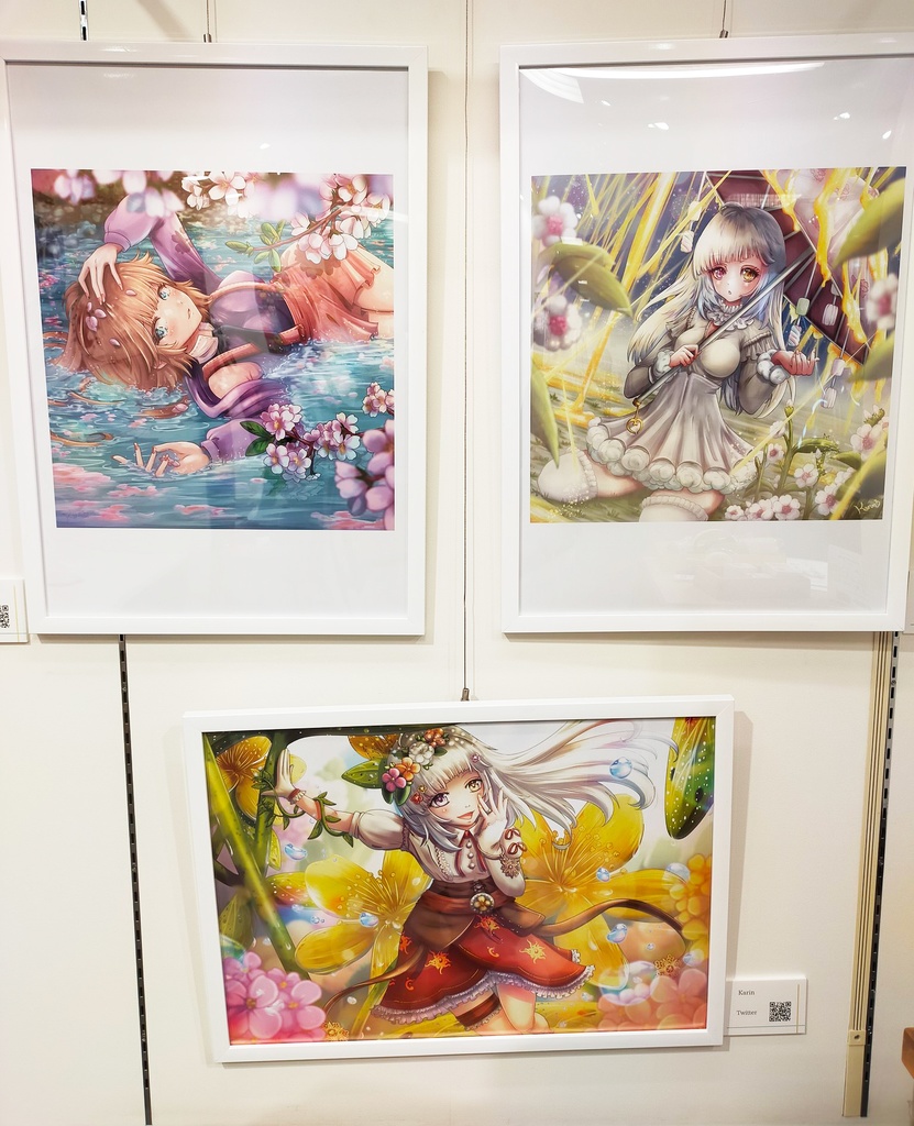 額装アート 憂い流し