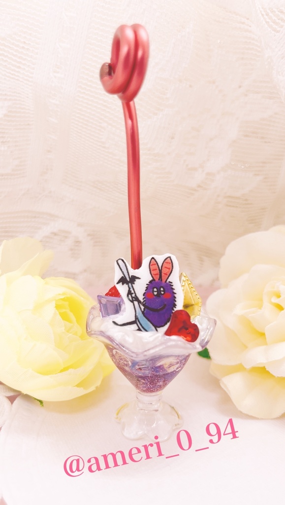 谷　メモスタンド【パフェ風】