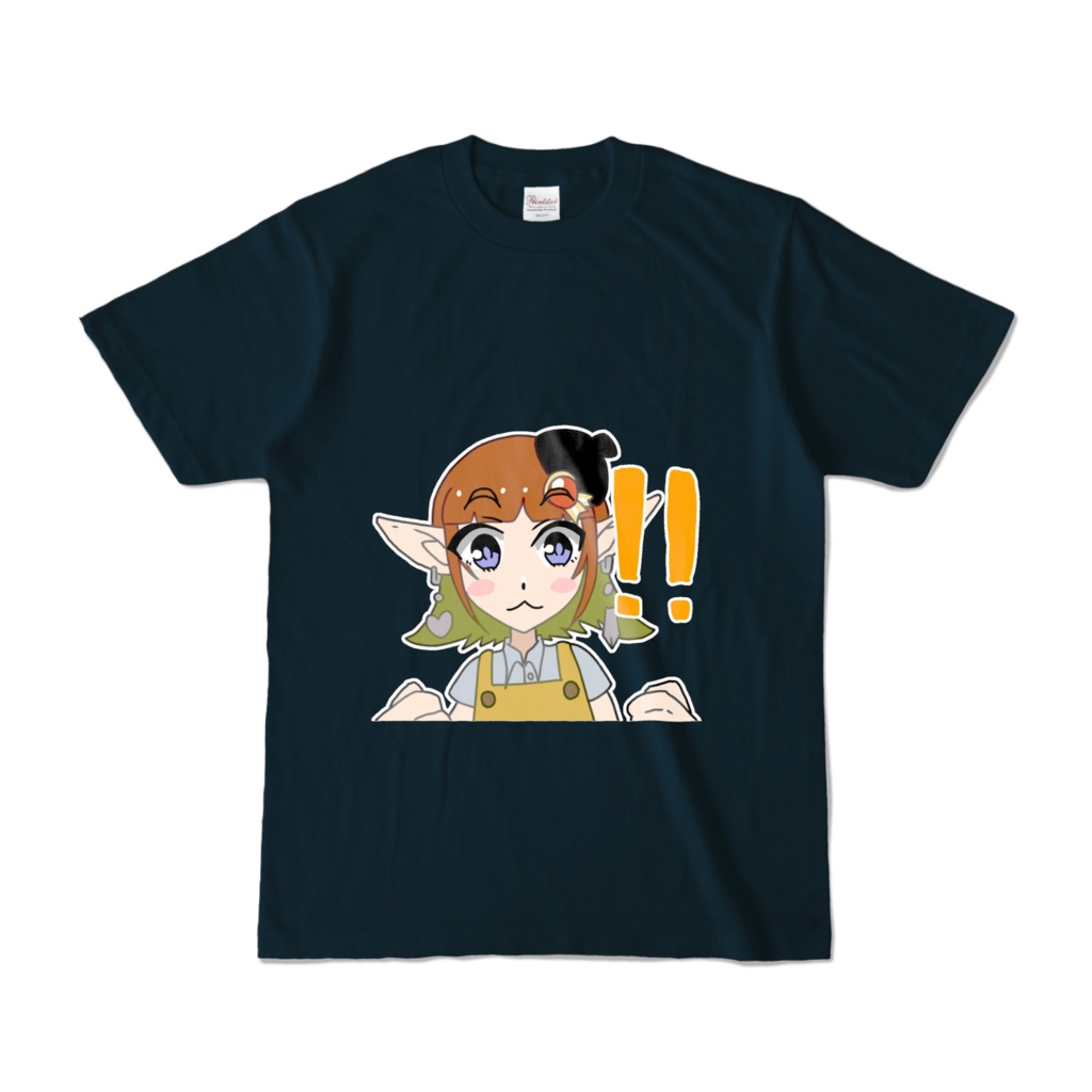 自称漫画家エルフ(びっくり)Tシャツ