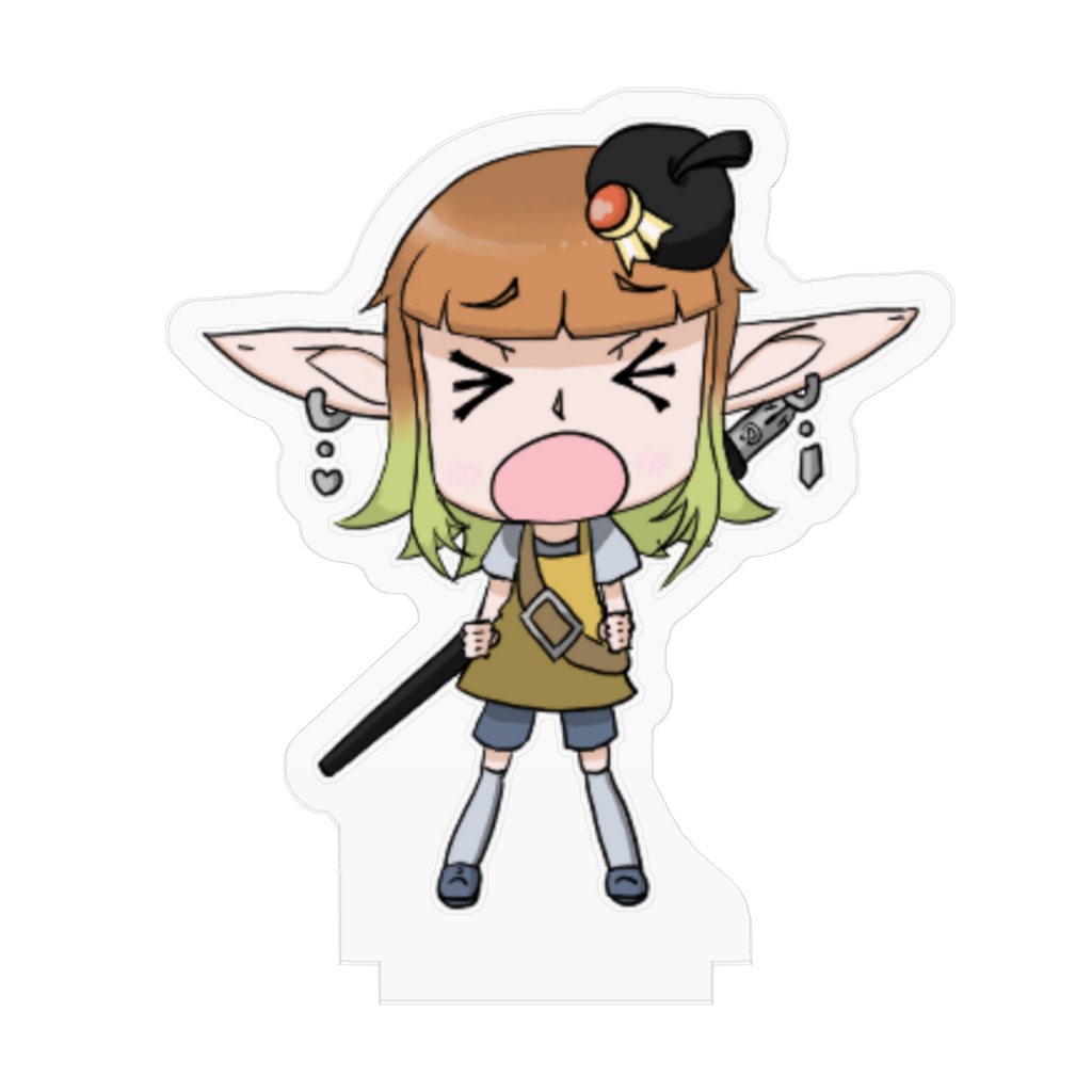 自称漫画家エルフ(焦る)アクリルフィギュア