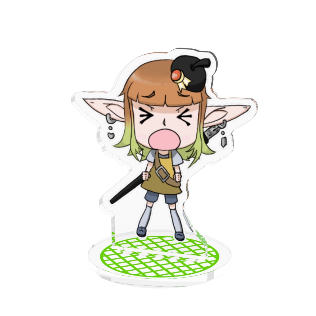 自称漫画家エルフ(焦る)アクリルフィギュア