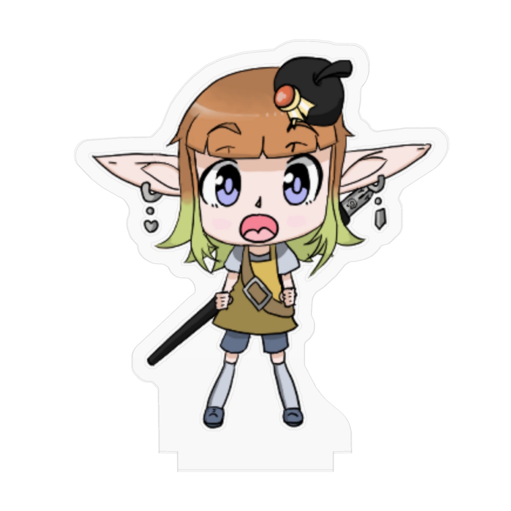 自称漫画家エルフ(すごい!)アクリルフィギュア