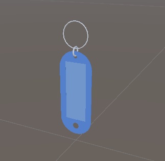 ネームタグ名札 3Dモデル