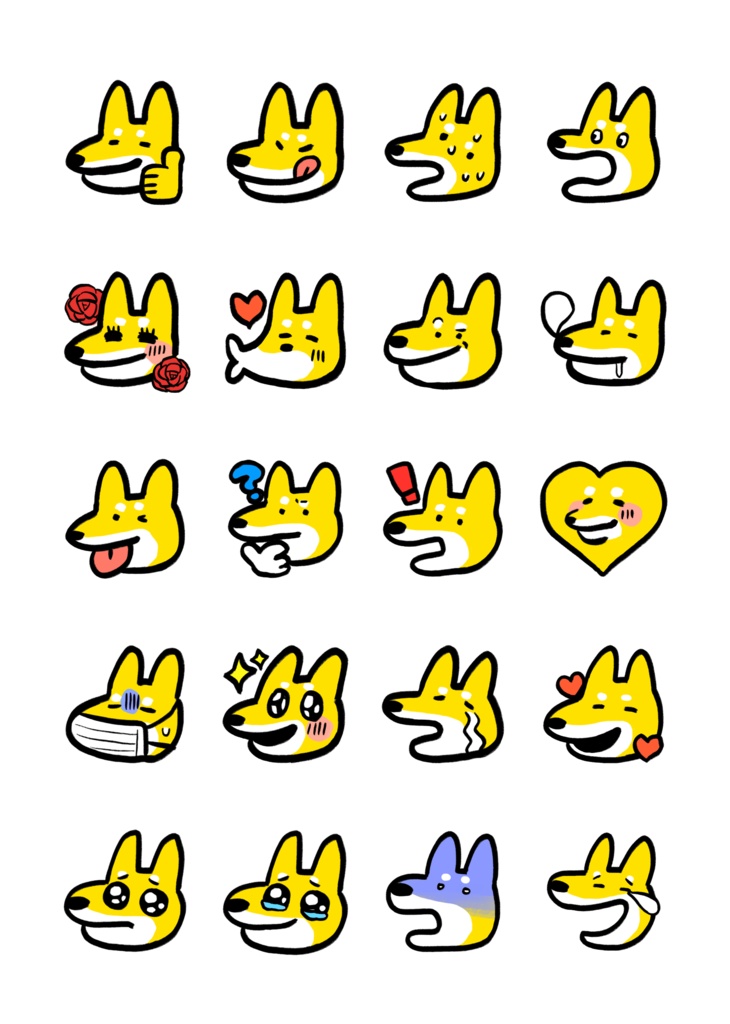 ハーフカットシール