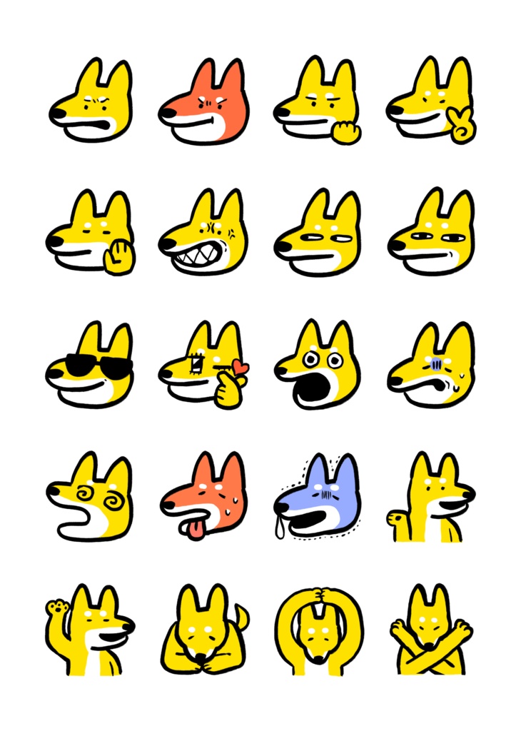 ハーフカットシール