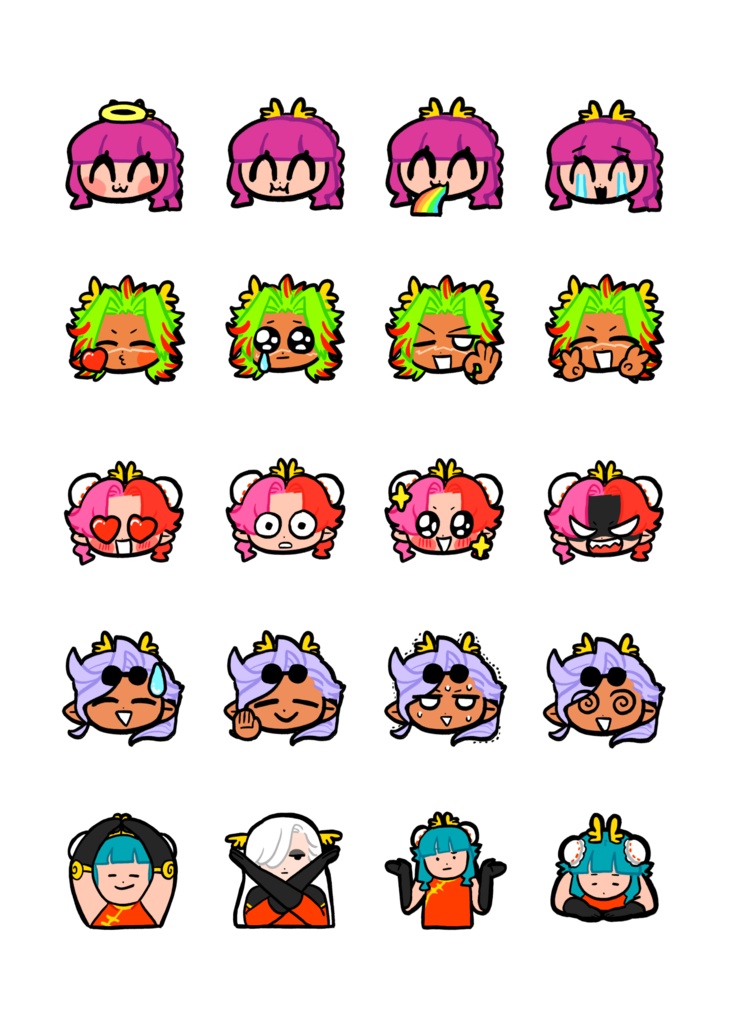 ハーフカットシール