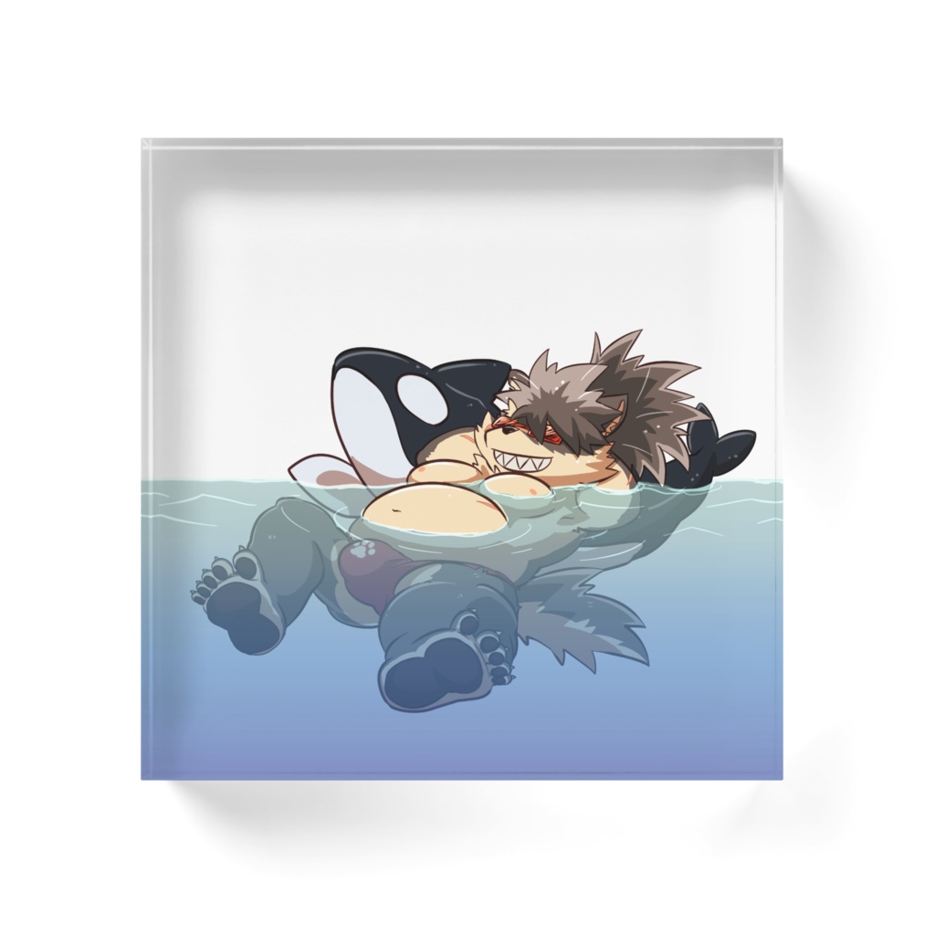 放サモぷかぷかアクリルブロック シノ