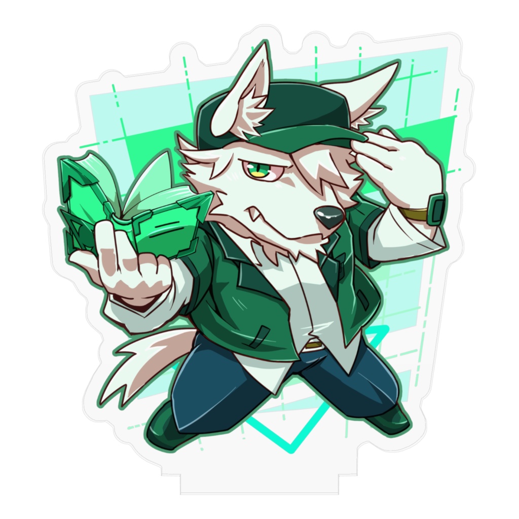 アクリルフィギュア ソウバ(ART:@Const_Lhykosさん)