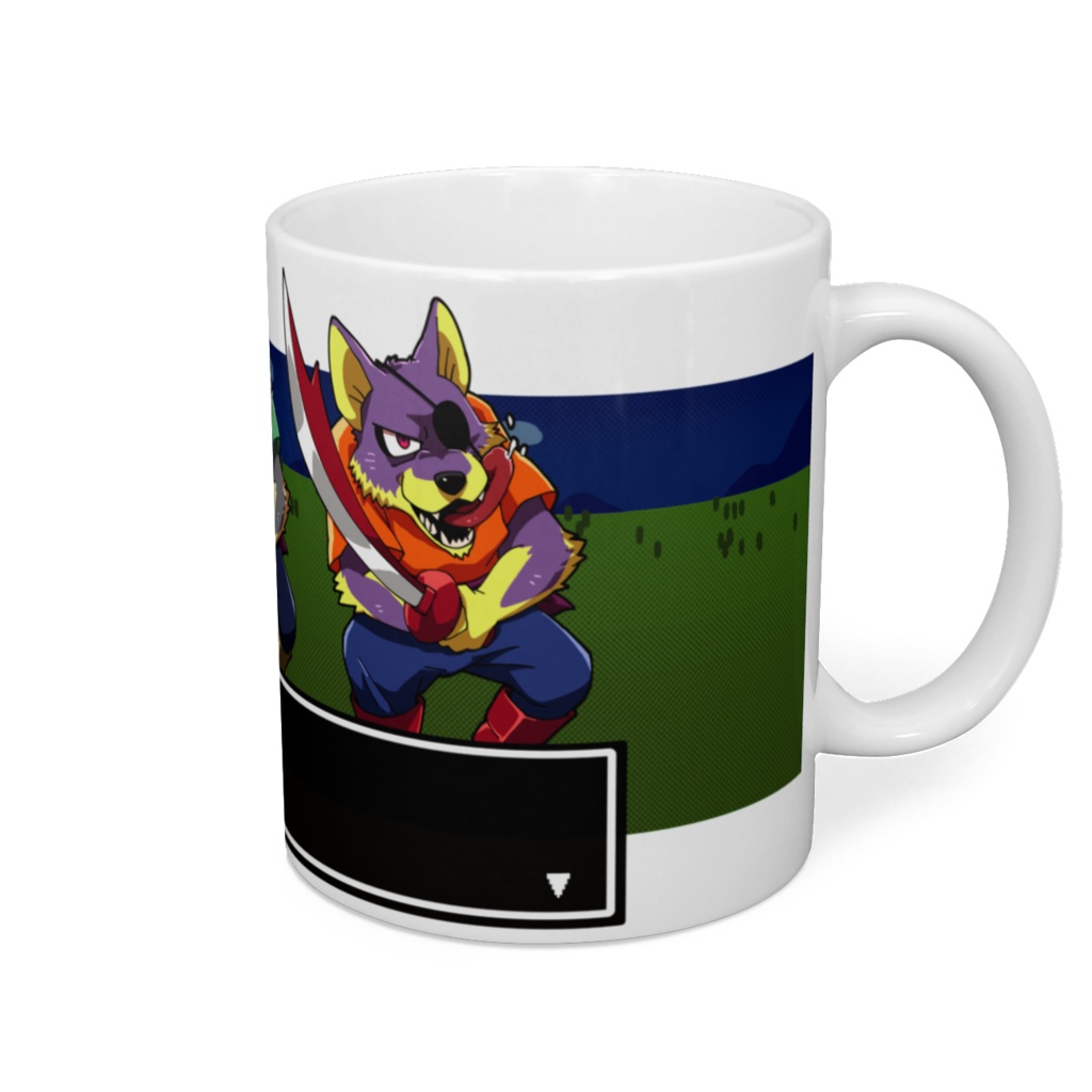 さんぞくウルフ一味マグカップ