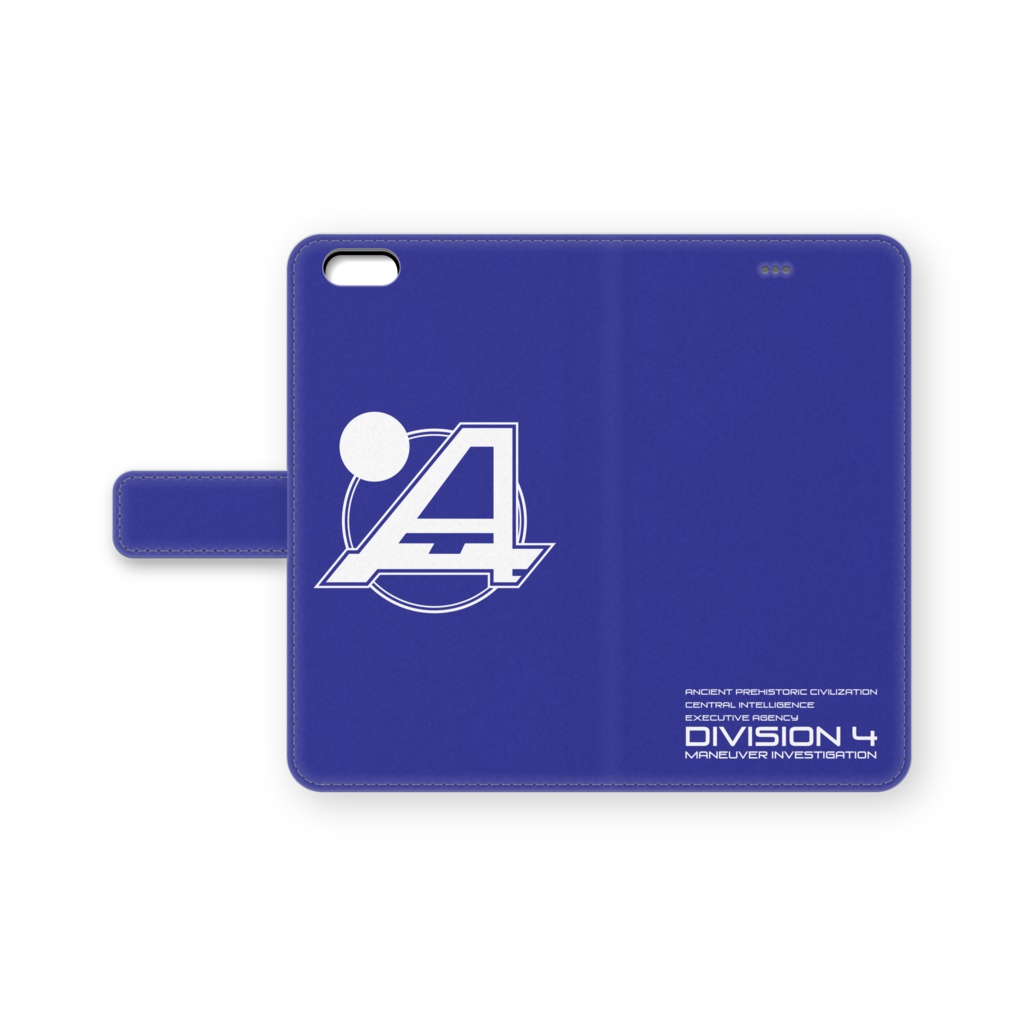 先史文明中央情報管理局『機動捜査4課』手帳型iPhoneケース