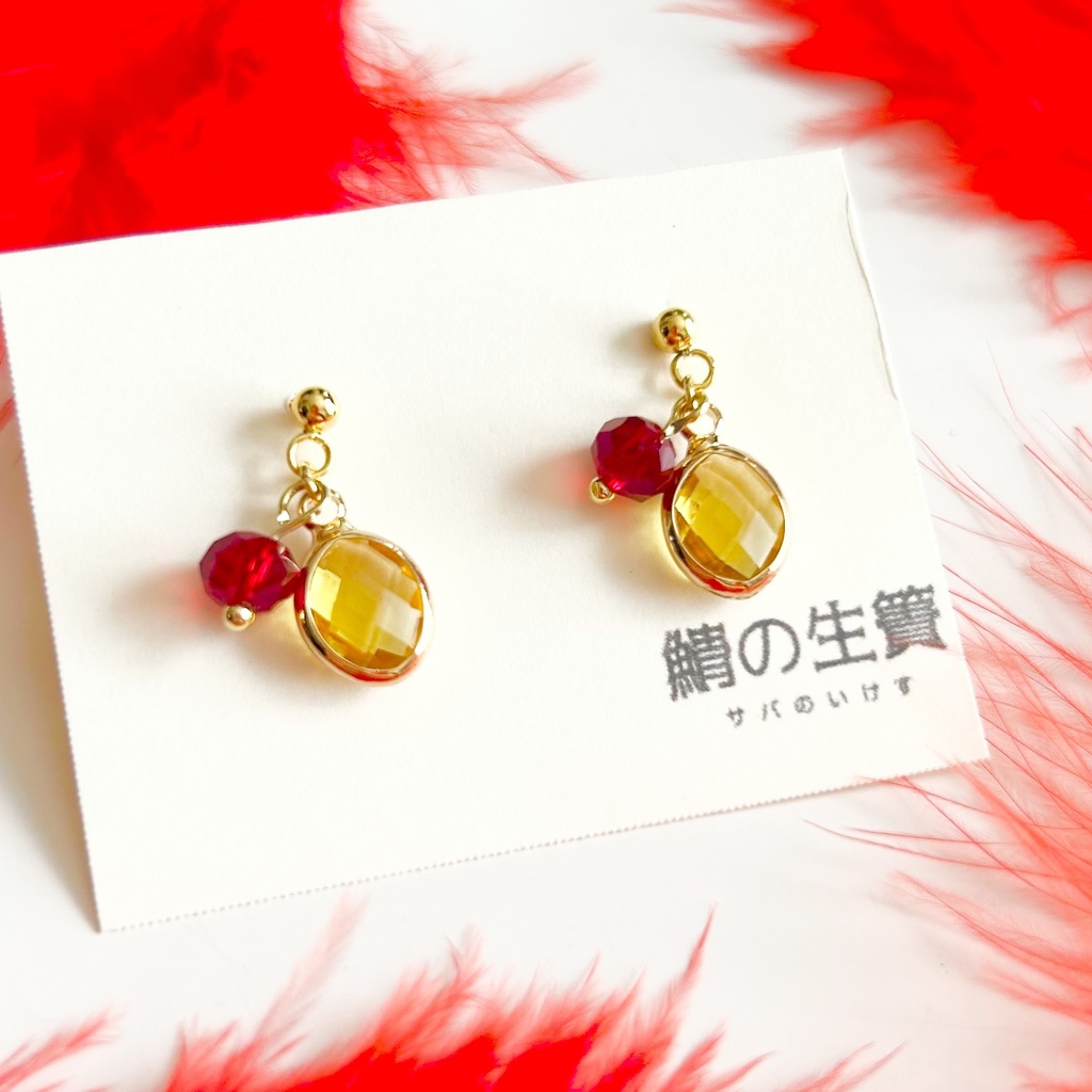 キャラクター概念イヤリングD(ノンホール)