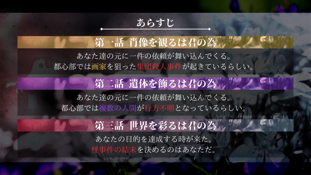 怪事件は君の為【新クトゥルフ神話TRPG】SPLL:E195177