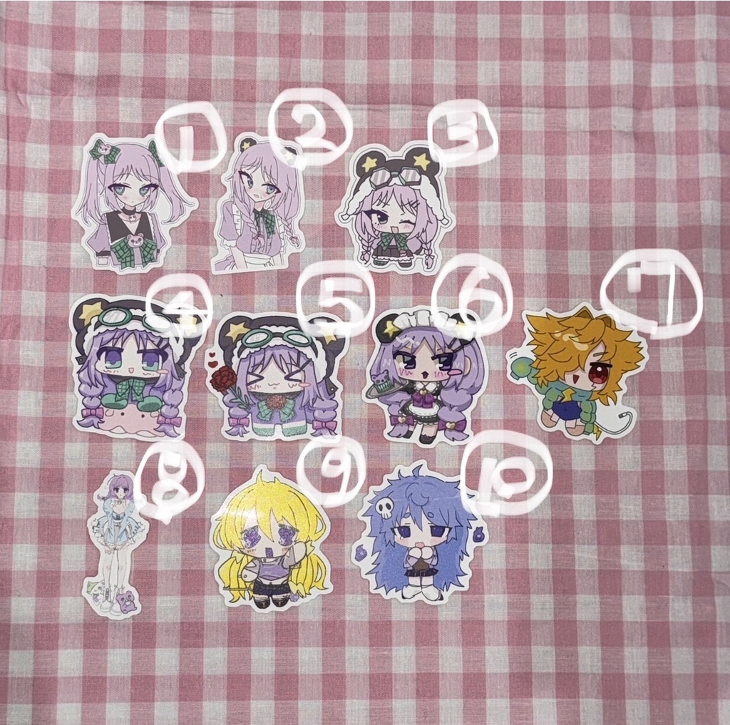 くまのステッカーやさん