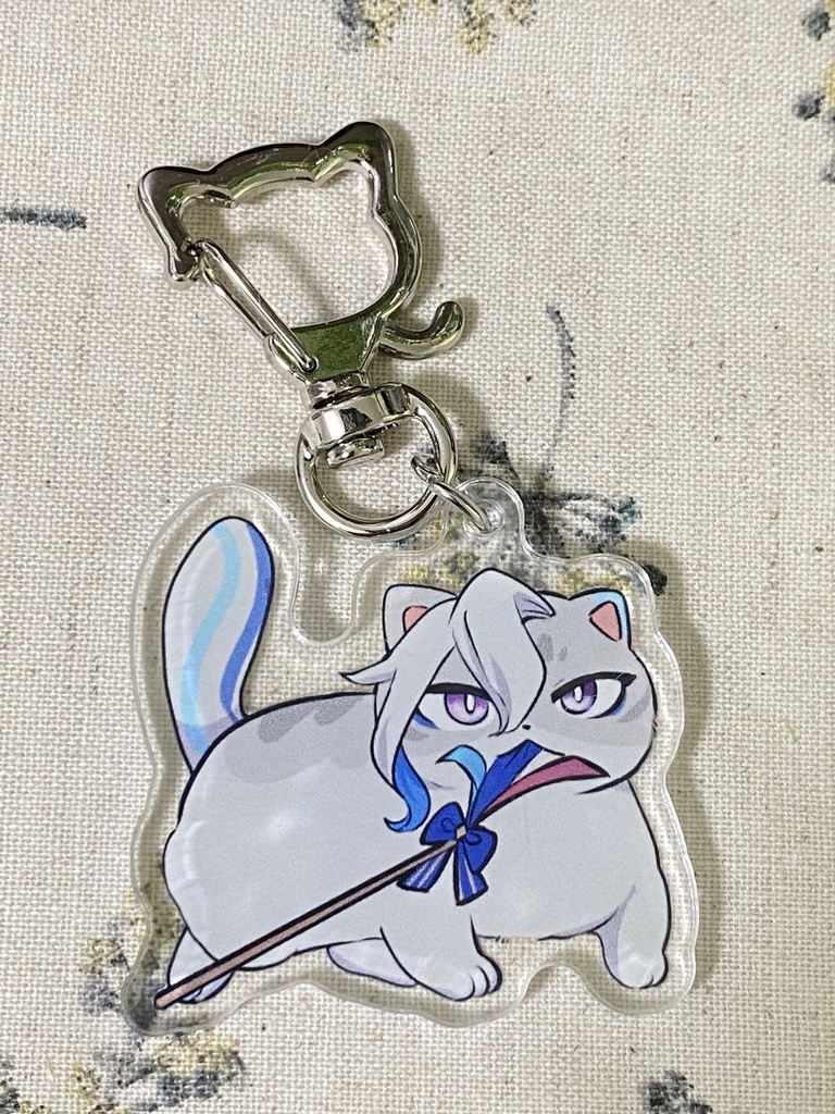 猫ヌアクリルキーホルダー