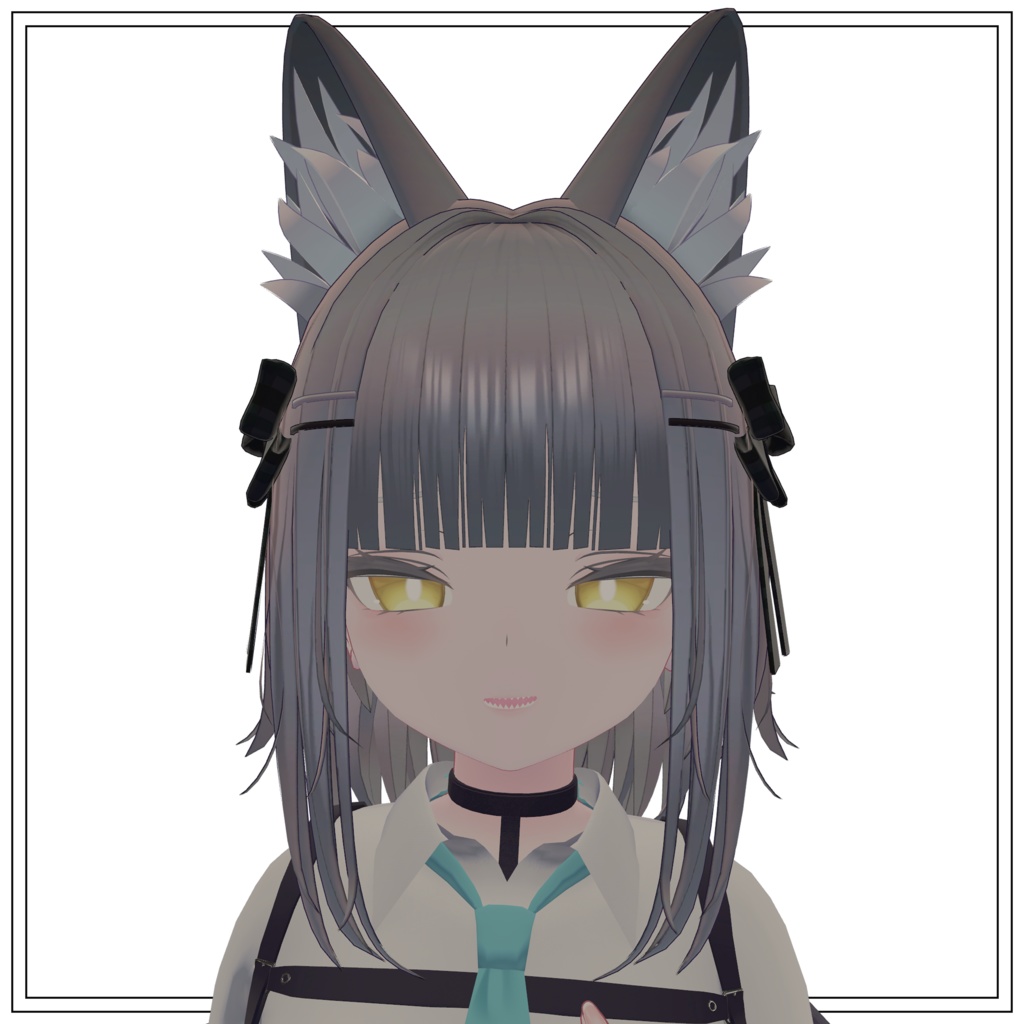 ぱっつんセミロング