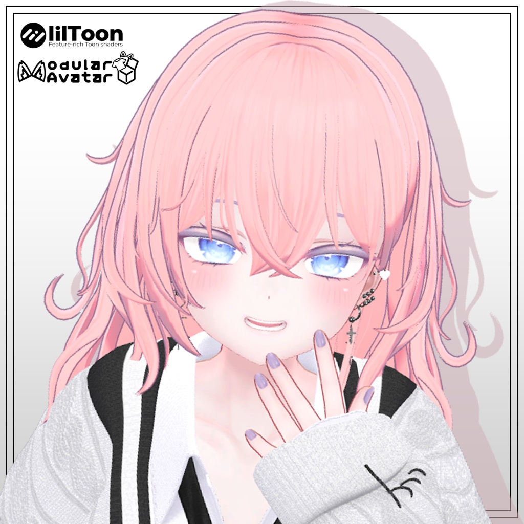 【10avatars】Fluffy Airy Semi-Long