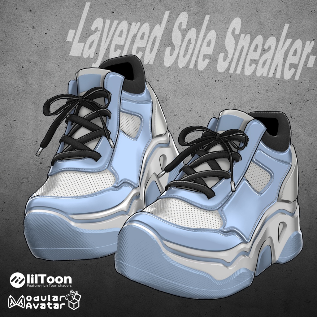 厚底レイヤードソール -Layered Sole Sneaker-