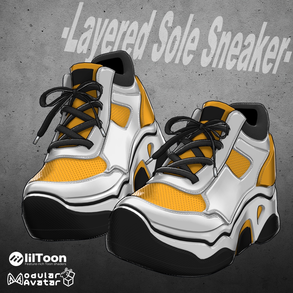 厚底レイヤードソール -Layered Sole Sneaker-
