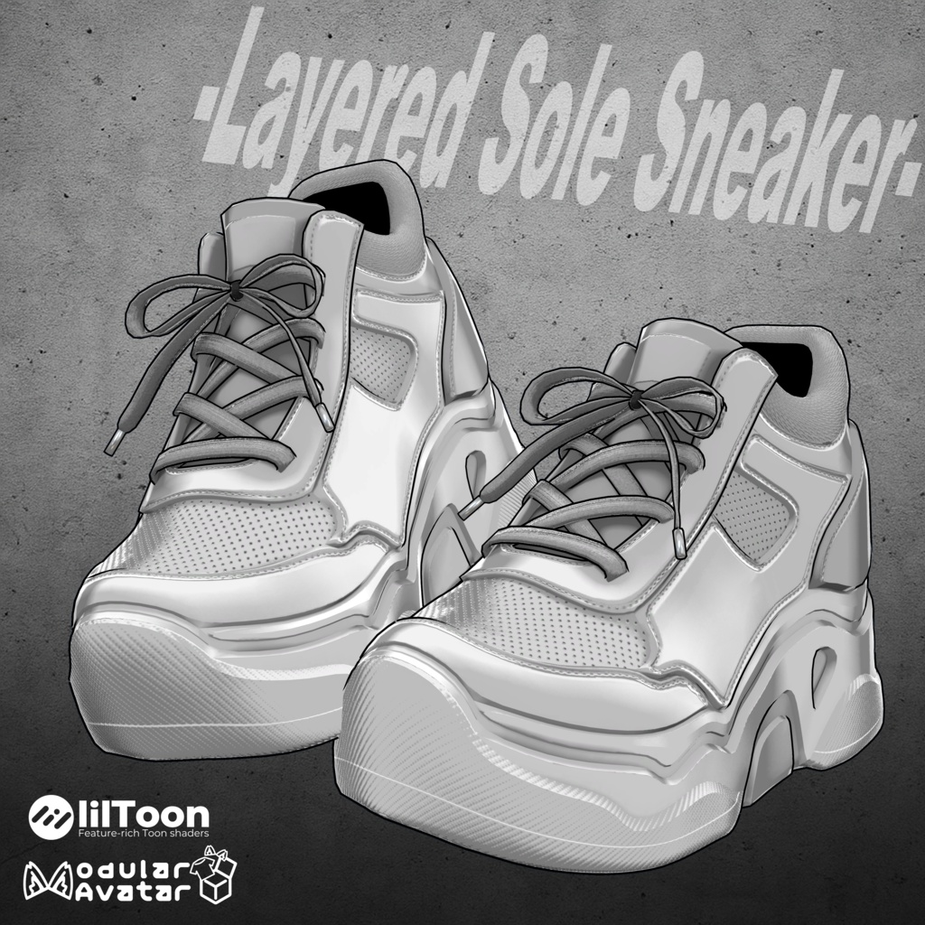 厚底レイヤードソール -Layered Sole Sneaker-
