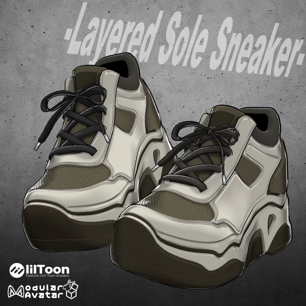 厚底レイヤードソール -Layered Sole Sneaker-