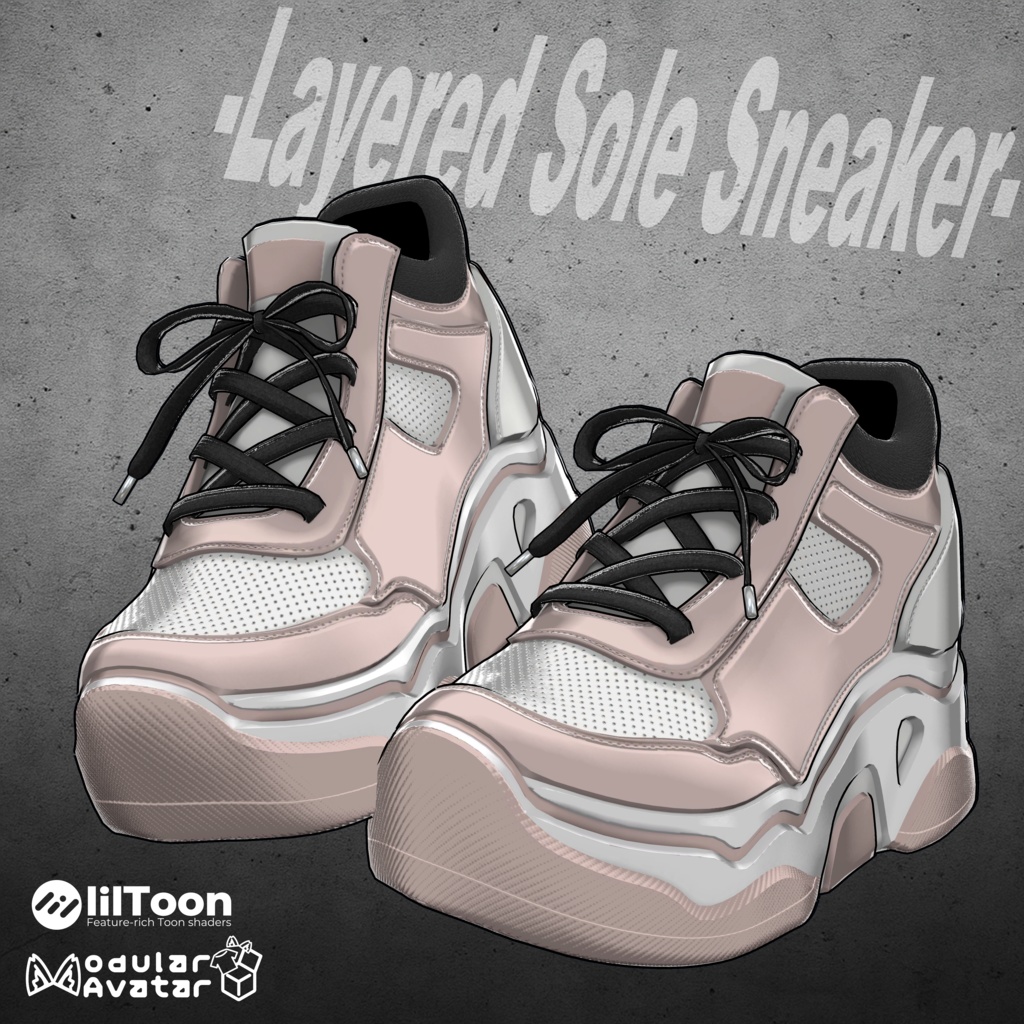 厚底レイヤードソール -Layered Sole Sneaker-