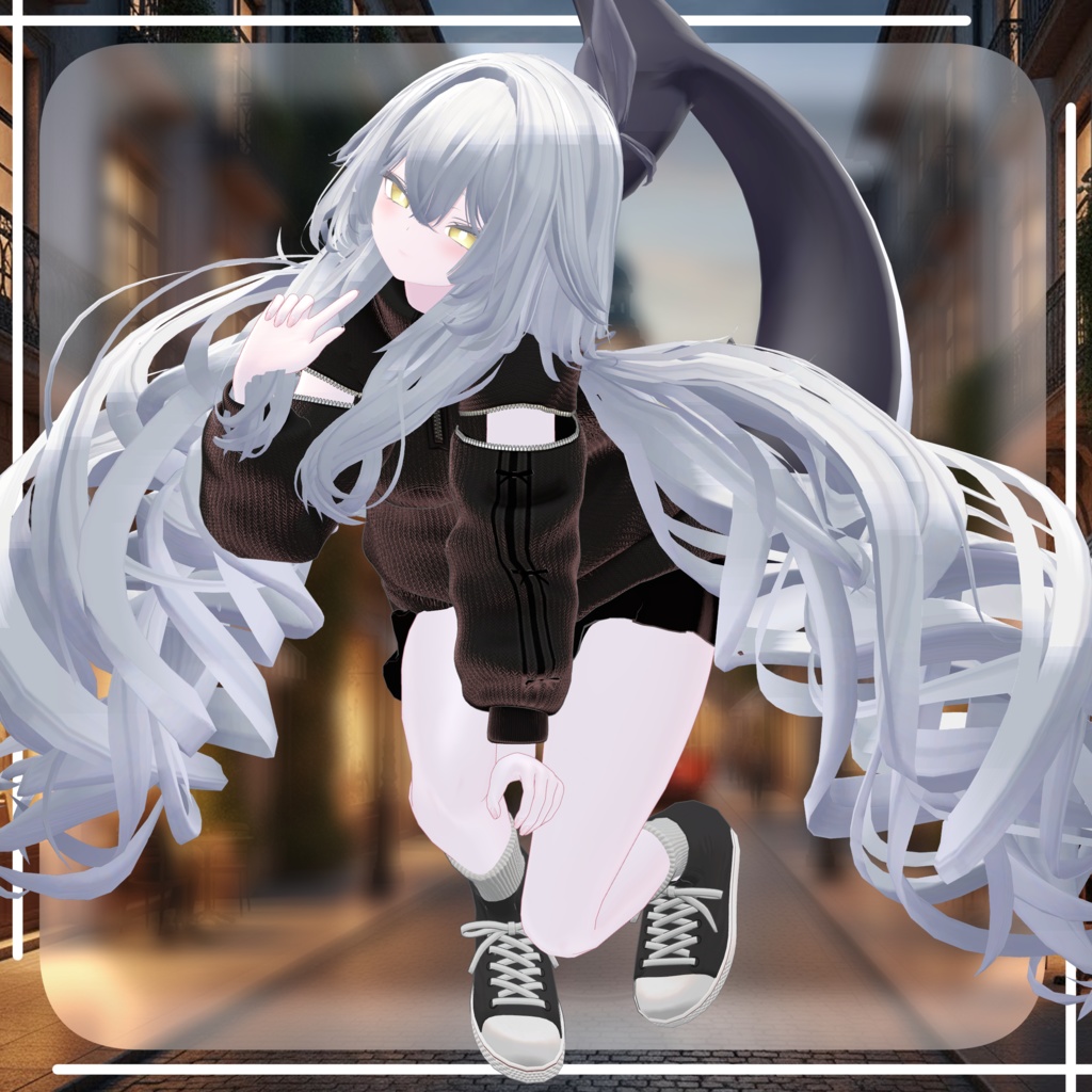 【複数アバター対応】Zip-Shoulder Casual✨セール中✨