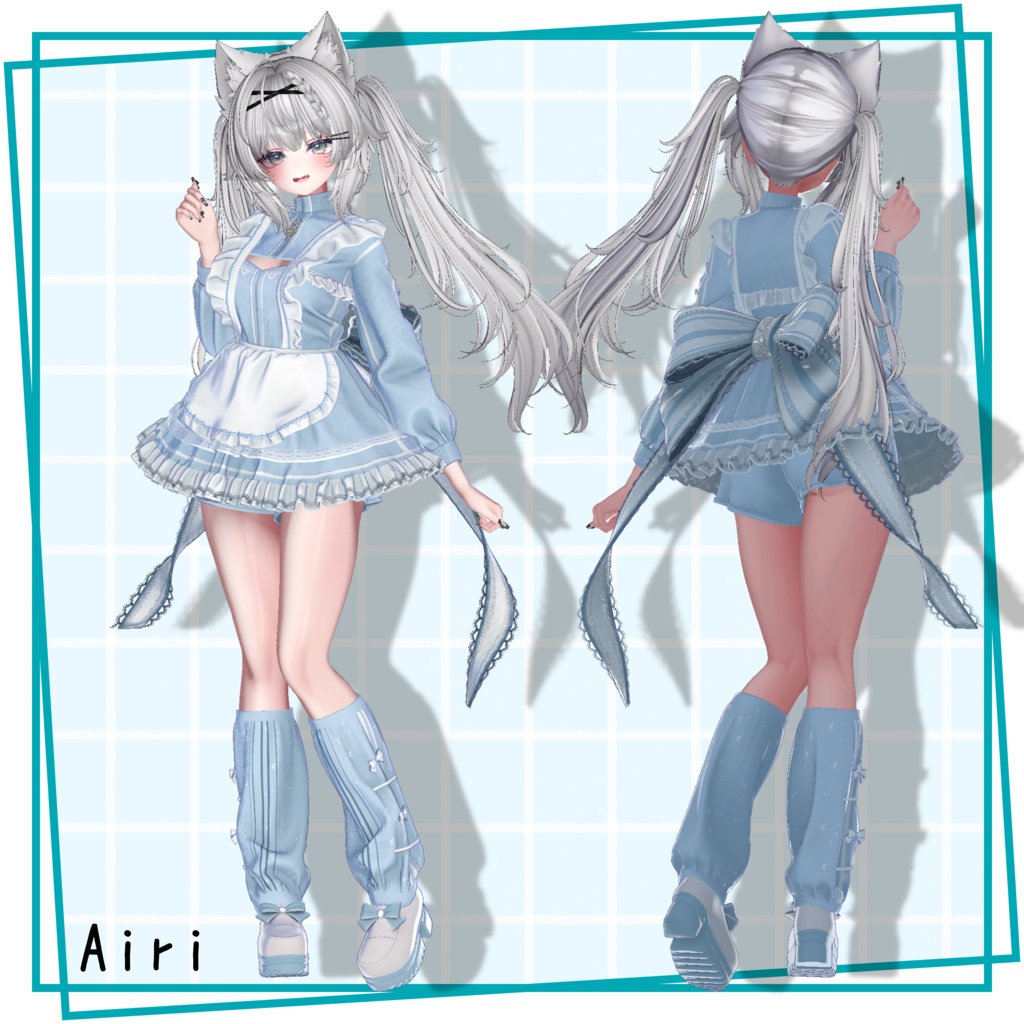 【複数アバター対応】Jersey Frill Maid【セール中✨】