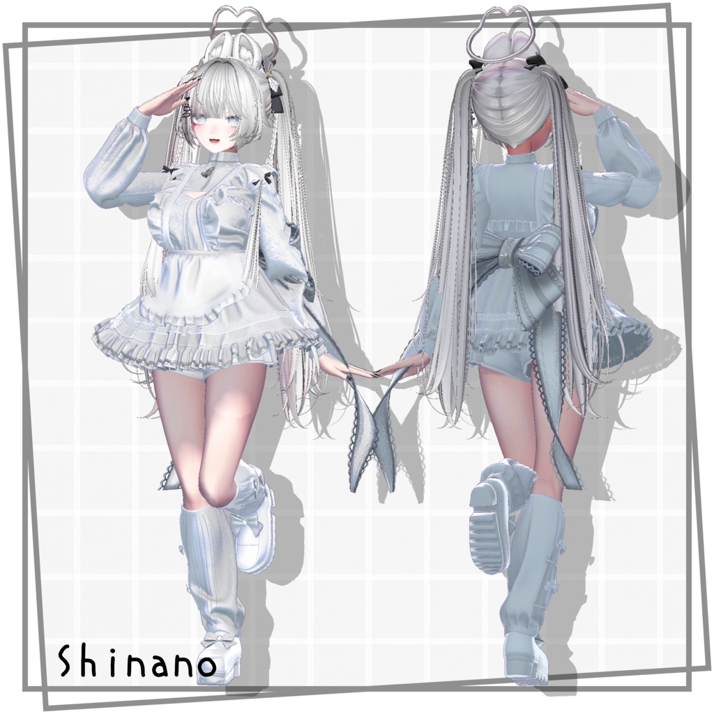 【複数アバター対応】Jersey Frill Maid【セール中✨】