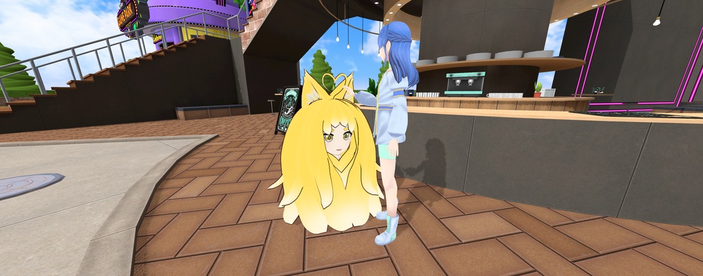 SDオリジナル3Dモデル「きんもっふ」もふ撫でられ用キャラクター