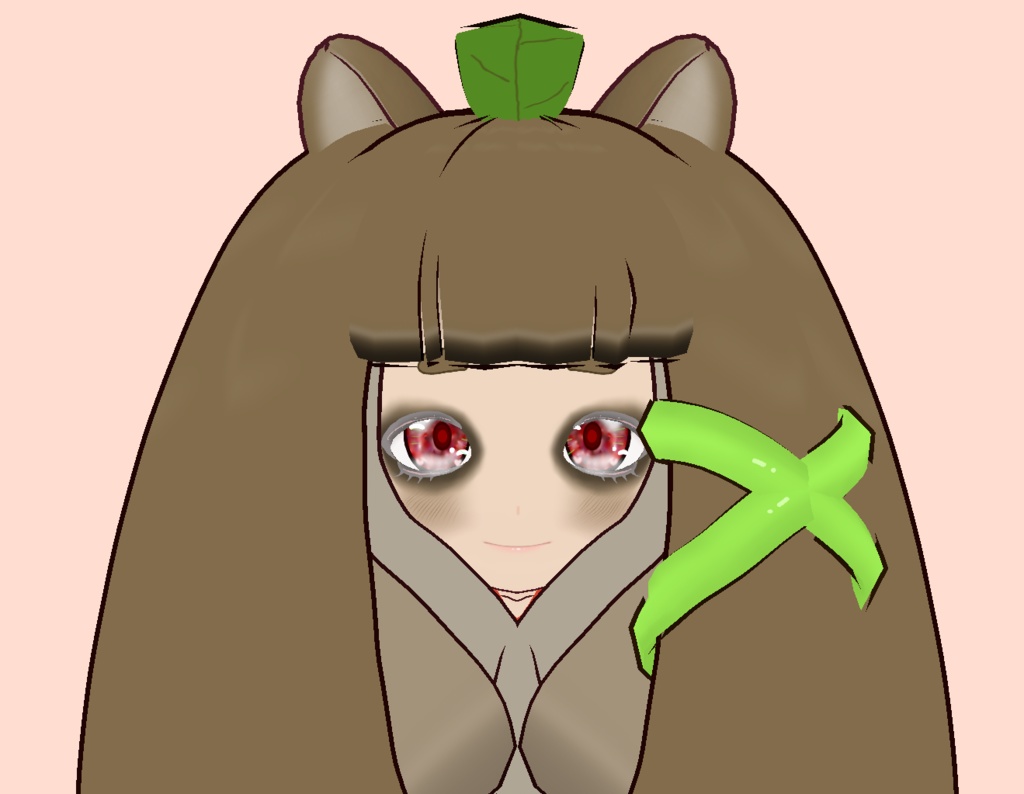 SDオリジナル3Dモデル「たぬもっふ」もふ撫でられ用キャラクター