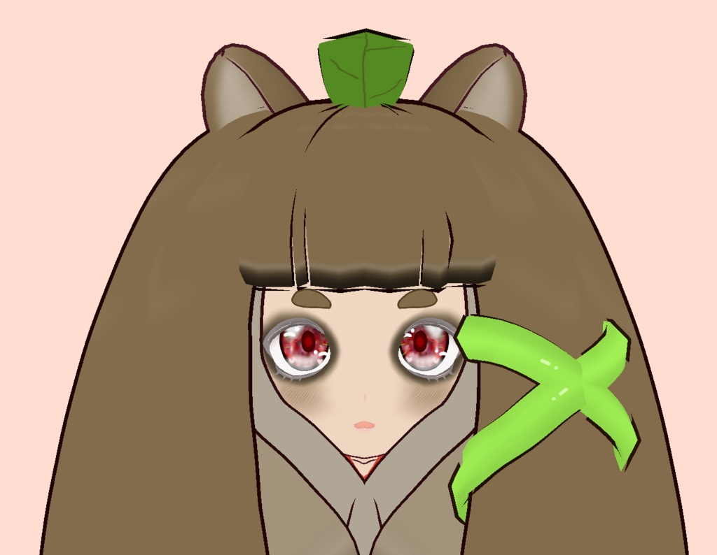 SDオリジナル3Dモデル「たぬもっふ」もふ撫でられ用キャラクター