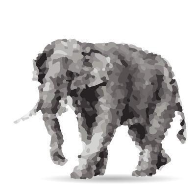 Mastodon digital sticker
