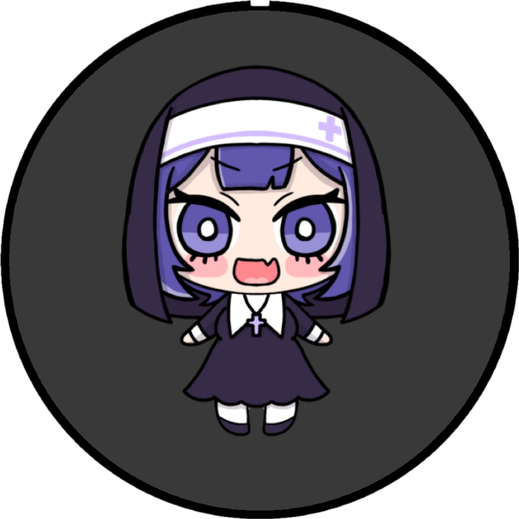 缶バッジ(シスター衣装SD)