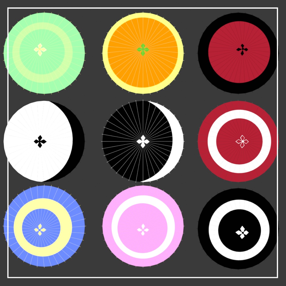 【VRChat】和傘-蛇の目傘-