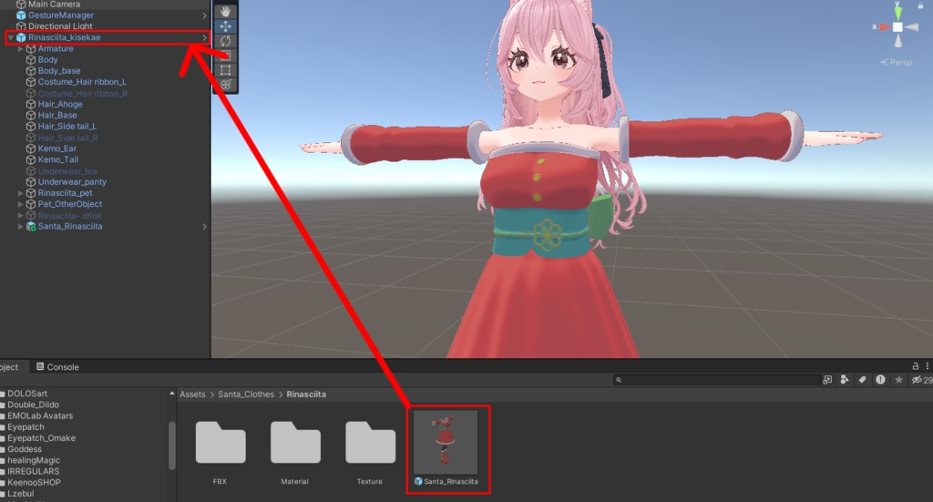☆★~12/31まで無料★☆【リナシータ対応 Rinasciita】和風サンタ服