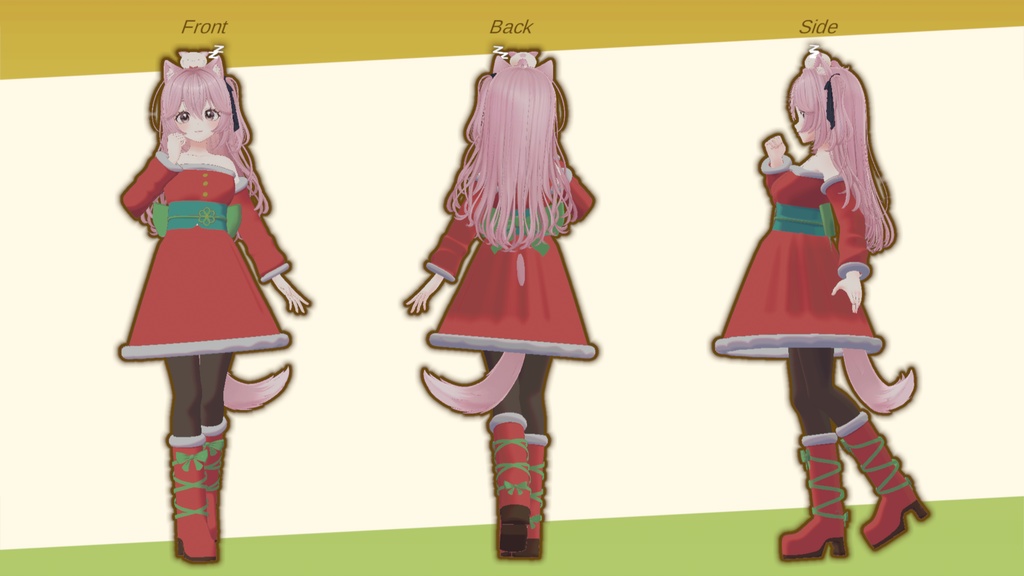 ☆★~12/31まで無料★☆【リナシータ対応 Rinasciita】和風サンタ服