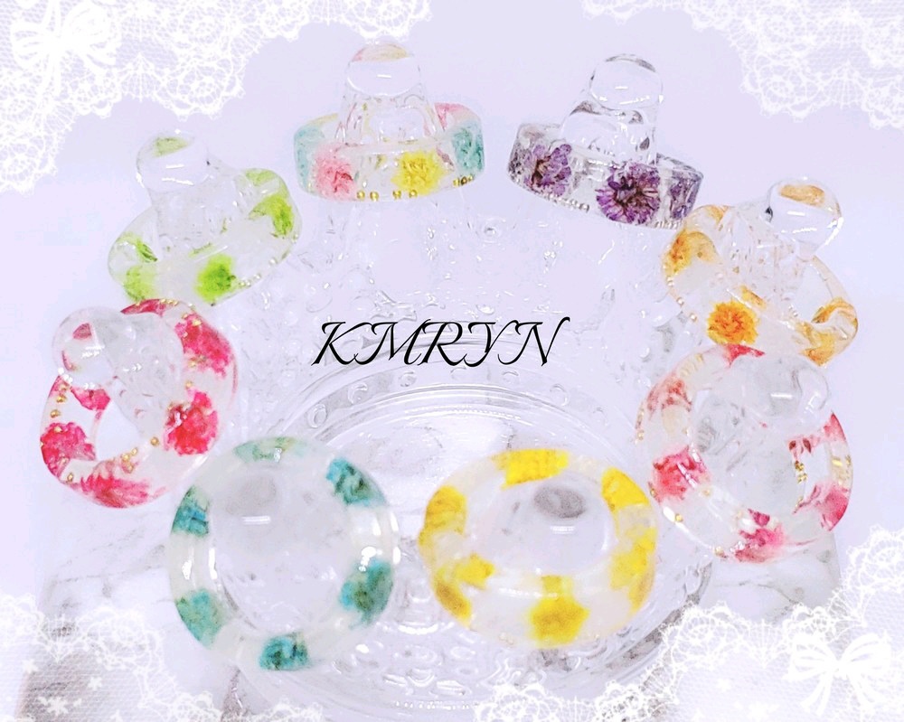 パステルレジンリング②