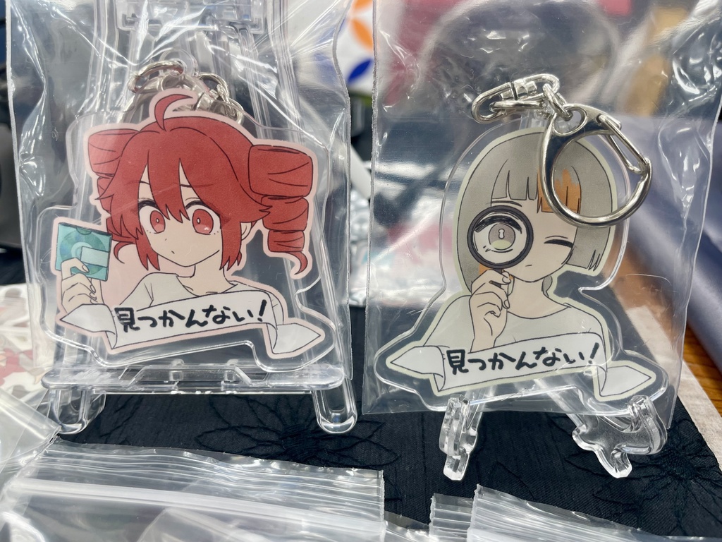 「見つかんない!」アクリルキーホルダー(知声&重音テト)