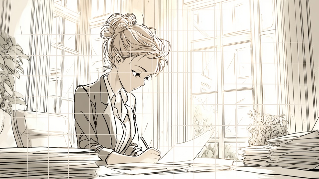 Office scene / オフィスシーン　8セット