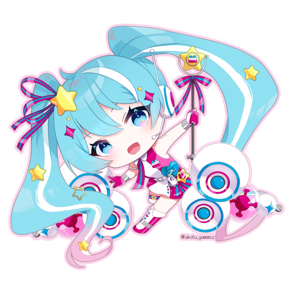 【マジカルミライ2022】初音ミク【アクリルキーホルダー】