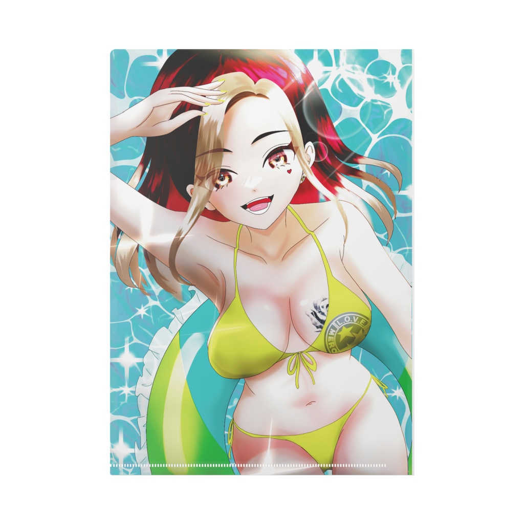 メロバレンタインオリジナルクリアファイル