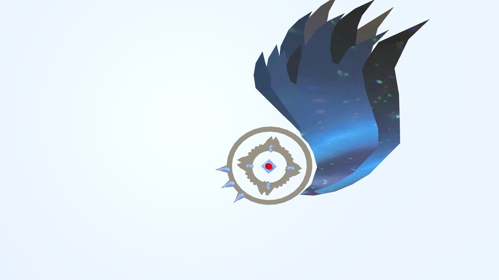 羽根型ネックレス&ピアス