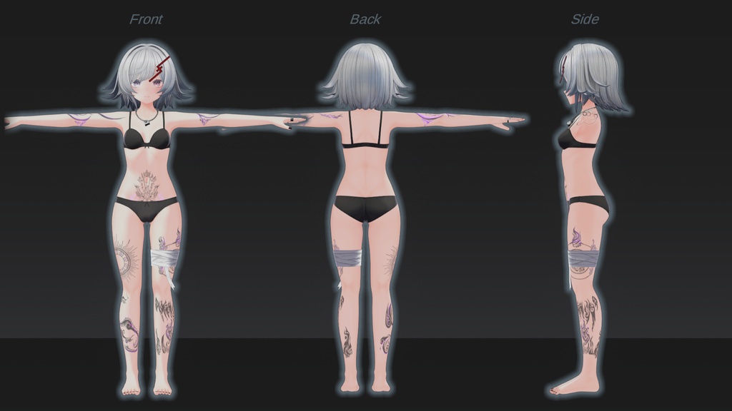 VRC用Tatoo”十王”